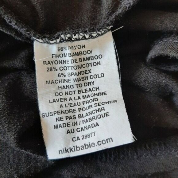 NIKKI BABIE Aphrodite 2-in-1 Black Dress to Top Sz XS - Picture 11 of 11